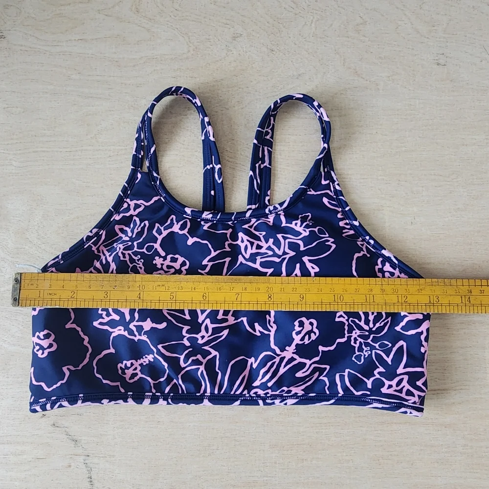 Athleta Girl Reversible Pool Days Bikini Top Pink S/7